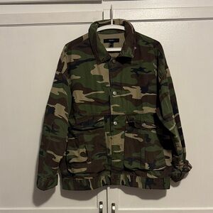 Forever 21 Women's Camouflage Utility Jacket